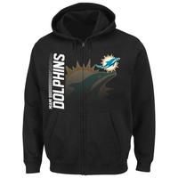 NFL Hoody/Hoodie/Kaputzenpullover Zip-Jacke MIAMI DOLPHINS Touchback Football