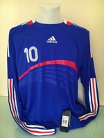 ADIDAS FRANKREICH TRAININGS TRIKOT 2008 ZIDANE FRANCE JERSEY EM 2016 SHIRT - XXL