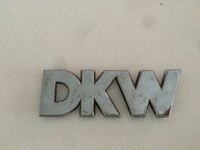 DKW Schriftzug Oldtimer Motorrad 