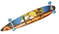 Longboard Sportbanditen Surfs Up 46 Zoll 115cm Design Komplettboard
