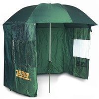 Zebco Angelschirm Schirmzelt Schirm 2,50m mit Umhang Anglerschirm 9974 250