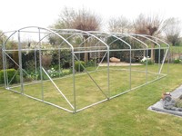 Rahmen mit Tür ideal für die Erstellung einer Voliere  6 x3,5x2 m  Hühnerhaus