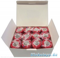 24 x Haftbandagen VET-Tape 2,5 cm x 4,5m ROT Schutzverband selbsthaftend