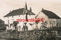 Foto, Sanitätsoffizier, Stadtansicht von Le Mans, Frankreich, 1940