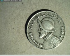 1947 Panama, 1/2 Balboa, High Grade Silver (Pan-11)
