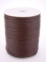 Lederschnur (ab 0,30€/m) Rund 1 mm. Braun. Lederband. Länge: wählbar
