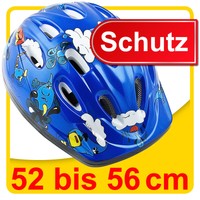 Kinderhelm - Schutzhelm Helm für Kinder Fahrradhelm Kinderfahrradhelm 52-56cm