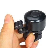 Schwarz Fahrrad Klingel Metall Fahrradklingel Glocke Kompaktglocke Laut und Klar