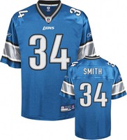NFL Football Trikot/Jersey DETROIT LIONS Kevin Smith #34 blau