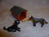✿ Playmobil ♥ 3 Hunde mit Hütte ♥ Hundegruppe ♥  ♥ 