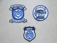 3 Stück Aufnäher Meidericher SV 02 e. V. MSV Duisburg (S2126)