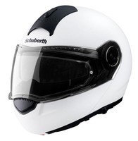 SCHUBERTH C3 BASIS KLAPPBARE VORDERSEITE MOTORRAD HELM WEIß