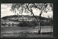 alte AK Offingen, Partie mit Blick nach der Kirche 