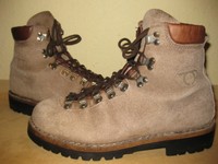 Sherpa UK 7,5 EU 41,5 US 8,5 Wanderstiefel zwiegenähte Bergstiefel Leder #508