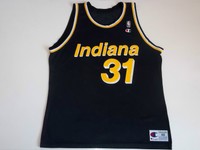 Indiana Pacers #31 Reggie Miller Rar Champion NBA Jersey Trikot Größe 48 - XL