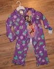 New Girls Disney Faries 2 pc Shirt & Pants Purple Pajamas Set ~Sz M(7/8)