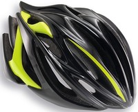 MET Fahrradhelm "Stradivarius" 54-57cm black/lime, Fahrradhelm, Helm