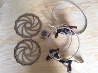 Retro Kult Shimano Deore XT BR-M 755 Vierkolben Scheibenbremse Lastenrad Bullitt