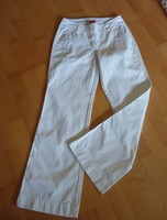 wNEU TRENDY BOOT-CUT JEANS HOSE "S. OLIVER" GR. 36/32 WEIß