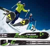 Fischer Unisex Allround Carving Ski Cruzar Pulse FP9 + RS10 15/16 P30315 schwarz