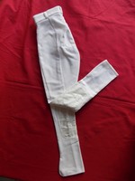 RTS Reithose weiß Tunierreithose Kniebesatz Gesäßbogennaht 158 (28)