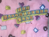The Baby Sitters' Club Vintage Sleeping Bag Good Condition with VHS BSC Movie