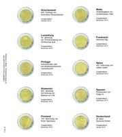 Lindner 1118-15 2 Euro-Gemeinschaftsausgabe 30 Jahre Europaflagge aller 19 Eurol