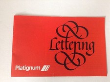 New listing
Platignum Lettering Calligraphy Booklet 20 pgs Basic Alphabets Design Intro+