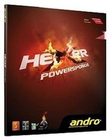 Andro Hexer Powersponge 1,7-2,1 mm Rot / Schwarz  Neu