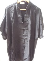 Tai chi Wushu Anzug Baumwolle schwarz Gr. L neu