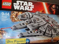 LEGO STAR WARS MILLENNIUM FALCON AUS SET 75105 (OHNE FIGUREN) NEU 1300 TEILE