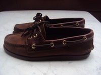 SPERRY TOP-SIDER  DECKSCHUHE  BOOT SLIPPER  MOKASSINS  WILDLEDER  BRAUN  GR.40