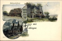 Ak Tübingen am Neckar Baden Württemberg, Schlossküferei, Gebäude i... - 10081660