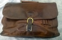 vintage Herren Ledertasche, Aktentasche