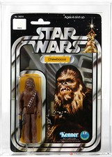 Vintage Star Wars SW Carded Figure Chewbacca 12 Back-A AFA 80 NM #11194837