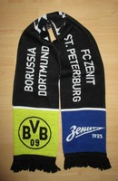 Borussia Dortmund BVB Schal Champions League gegen FC Zenit St. Petersburg 1925