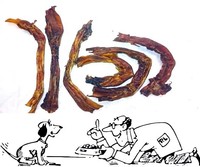 500g Pferdefußsehnen, wie Magen, Kopfhaut, Schweineohren , Rinderlunge, Sehnen