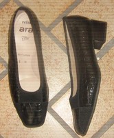 ARA RELAX (FLEX)- DAMEN HALBSCHUHE / SLIPPER  - GR. 5 (38) -SCHWARZ-  NEU