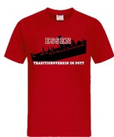 T-Shirt ESSEN TRADITIONSVEREIN IM POTT Rot-Weiß Trikot Ultra Ultras Trikot