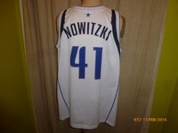 Dallas Mavericks Original Champion Authentic NBA Trikot + Nr.41 Nowitzki Gr.XL
