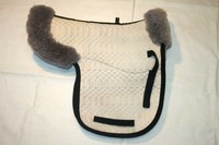 Sattelunterlage, Satteldecke, Bartl, Größe M, WB/Full, Form: DR, Farbe: grau/bei