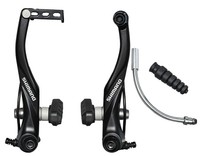 Shimano V-Brake Bremse BR-T4000 vorne schwarz Felgenbremse inkl. Bremsbeläge