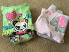 Lot of Two! Toddler Girl Short Sleeve and Pants Pajamas Size 2T
