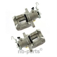 2x BREMSSATTEL HINTEN LINKS + RECHTS AUDI SEAT SKODA VW PFANDFREI OHNE PFAND HA