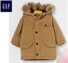 Baby GAP Twin Boys 2T 3T 4T Warmest Snorkel Jacket Coat Beige NWT $78 NEW