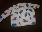 Carter's 2T-3T Vintage Train Airplane Car Boy Fleece Pajama Blanket Sleepers