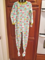Carter's Girls' Footed Fleece Pajamas Sleeper Cupcakes Size 8 NEW