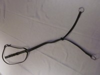 Martingal schwarz Gr. WB mit Martingalstopper *NEUw*