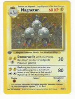 CCG 205 Pokemon Magneton aus Base 1. Edition