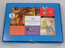 Hooked on Phonics Level 5 Learn to Read Audio Tapes Workbooks Flash Cards Books